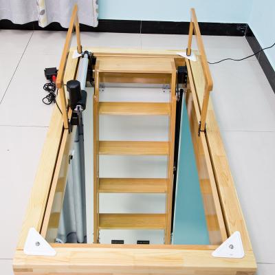 China Wooden Hotel Multi Purpose Extension Roof Ladder Shelf for sale