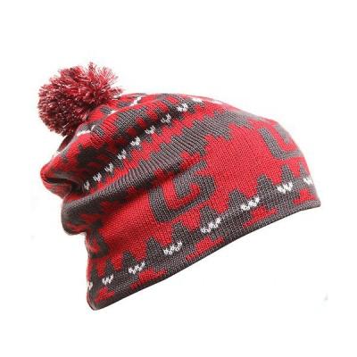 China COMMON Fashion Customized Prepared Style Acrylic Knitted Jacquard Beanie With Pom From PatternSlouchy for sale