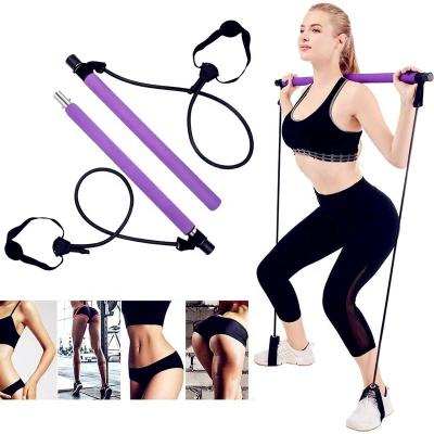 China Amazon Hot Portable Adjustable Indoor Fitness Exercise Stick Pilates Bar for sale