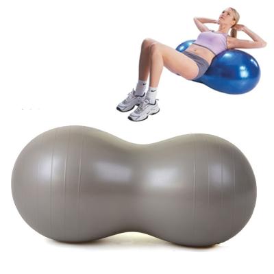 China Durable Anti Burst Inflatable PVC Gym Exercise Peanut Yoga Ball for sale