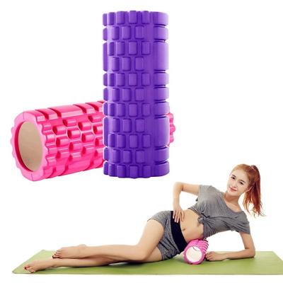 China High Density High Density EVA Roller Yoga Foam Roller Hollow Column Muscle Massage for sale