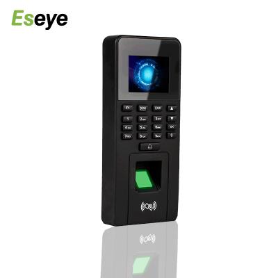 China Eseye Color Screen Door Access Control Fingerprint Reset Wifi Time Logger Wiegand Biometric Access Controller for sale