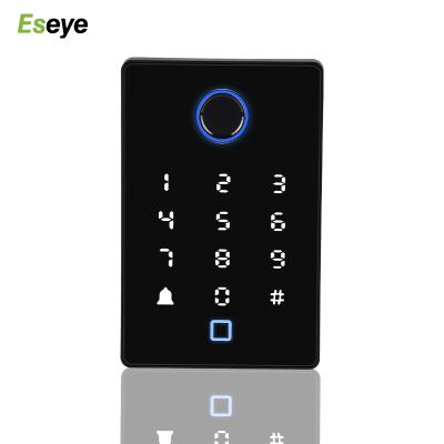 China Outdoor Alarm Entry/Exit RFID Fingerprint Access Control Keypad Gate Opener Controller Support NFC Mobile Phone Unlock Waterproof for sale