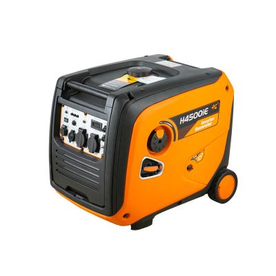 China Factory lower price 3500w 3.5kw 3500kVa super silent portable gasoline inverter generator RZ4500IE for sale