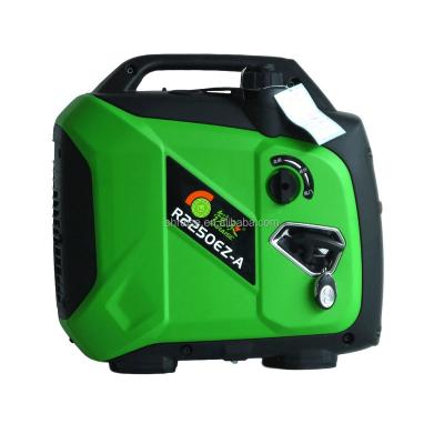 China 2250IS 1.8KW/KVA 220V 12V RZ2250IS Alternator AVR Key Start Home Use 100% Digital Gasoline Generator for sale