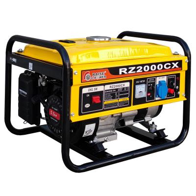 China 2000CX 2 KW/KVA 220V Mini Gasoline Generator RZ2000CX for sale