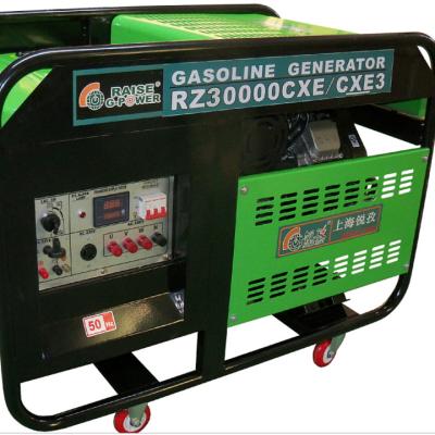 China 30000CX/E l8KW 23KVA 220/380V Gasoline Generators RZ30000CX/E for sale