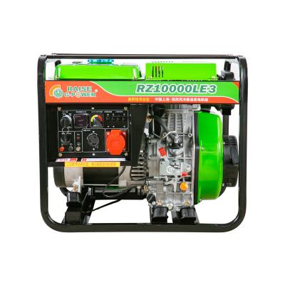 China SHRAISE RZ15000LE alternator 220v 10kw portable diesel generators for sale 920*680*875 for sale