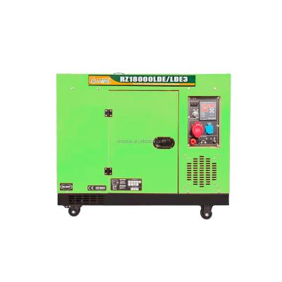 China RAISE 12KW/15KVA Silent Electric Start Diesel Generator 1085*750*1050mm for sale