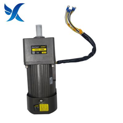 China Single Phase Electric Motor High Torque Small Speed ​​AC Motor Vertical AC Brake Motor Low RPM Single Drip Proof for sale