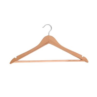 China Eco-Freindly Wooden Hangers Premium Durable And Slim Coat Hanger for sale