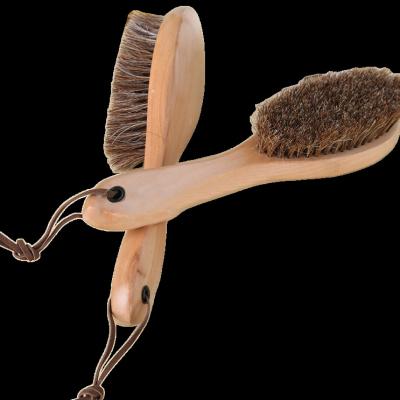 China Eco-Freindly Good Quality Wooden Shoe Polish Broom Long Handle Shoe Brush Cleaning for sale