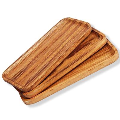 China Eco-Freindly 3 piece wood set is dishwasher safe and can be used for end tables or kitchen trays and dishes for sale