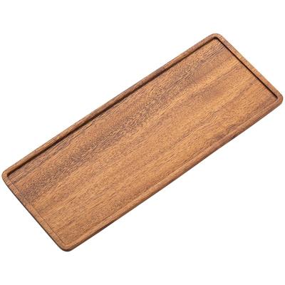 China Hot Selling Japanese Rectangular Solid Wood Tray Or Eco-Freindly Tea Coffee Cup Saucer Tray Breakfast Something Suitable For Wooden Party Food for sale