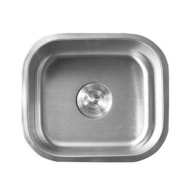 China Without faucet small bowl kitchen sink 201 or 304 stainless steel wholesale single undermount sink 4236 for sale