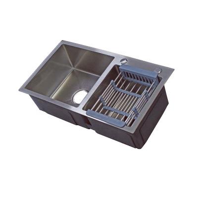 China Without faucet 7541 304 stainless steel commercial handmade sink undermount China kitchen sink for sale