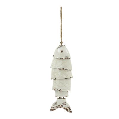 China Europe hot sale customized metal+wood or metal+resin material ceramic wind chime for sale