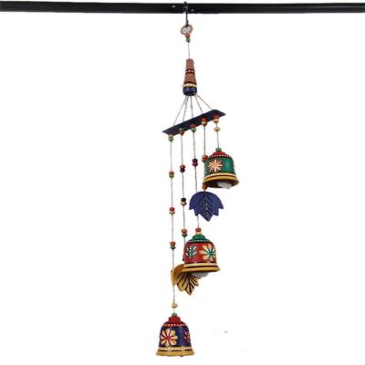 China Can be customized hot sale personalized handmade terracotta wind chime for sale