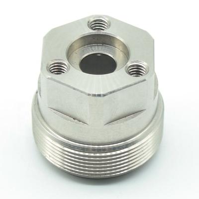 China Aluminum OEM Customized Un-Standard CNC Machining Adapters & High Precision CNC Turning Hex Custom Machining Socket for sale