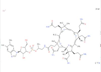 Китай Витамины аминокислоты витамина B12 Cyanocobalamin CAS 68-19-9 99% продается