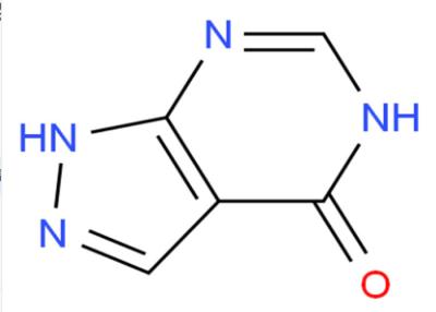 China Antipyretic Analgesics Allopurinol For Hyperuricemia Gout C5H4N4O for sale