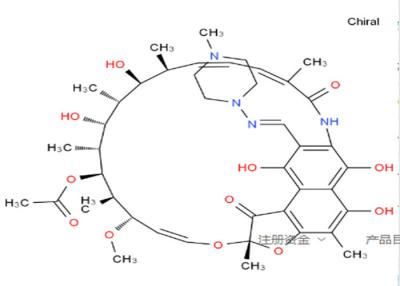 China Broad Spectrum Antibiotic Rifampicin Rifampin Cas 13292-46-1 99% Bright Red for sale