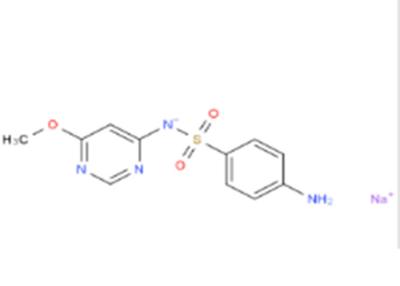 Chine sodium blanc Cas 38006-08-5 de sulfamonométhoxine de la poudre 1.5g/Cm3 à vendre