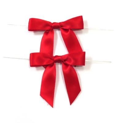 China Floral Professional Wholesale Candy Ribbon Bows With Wire Tie for sale