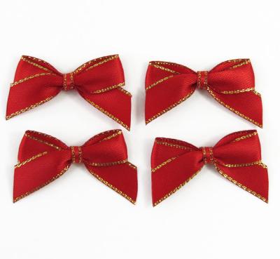 China Pure handmade mini bow ties, satin ribbon bow for sale