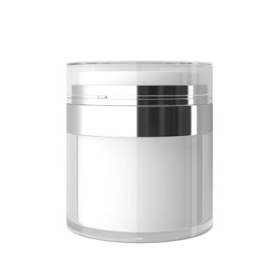 China 15ml 30ml 50ml Cosmetic Acrylic Airless Jar Pump Airless Jar for sale