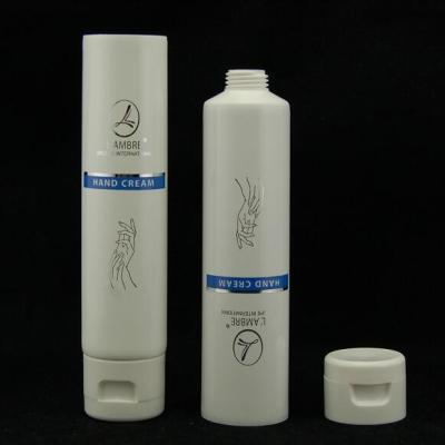 China D30mm Hand Cream Cosmetic Empty Containers Plastic PE Tube With Flip Cap for sale