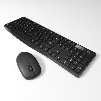 China Rechargeable Wireless 2.4g Keyboard and Chocolate Waterproof Normal Slim Ergonomic Compatibility Mouse Combo for sale