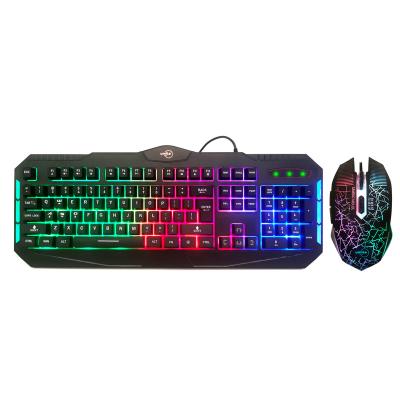 China Membrane RGB PC Keyboard Mouse Gamer Gaming Keyboard and Mouse Combo Set Kit for sale