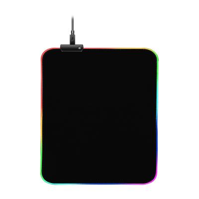 China Gaming Factory OEM Mousepad Custom Extended RGB LED Glowing Gaming Mousepad With Non-slip Rubber Base for sale