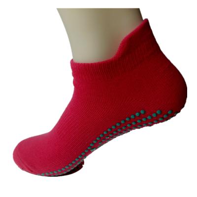 China Custom Copy Terry Anti Slip Grips Jump Yoga Sock Anti Slip Rebound Yoga Sock Breathable Sporty High Quality Cotton Sock for sale