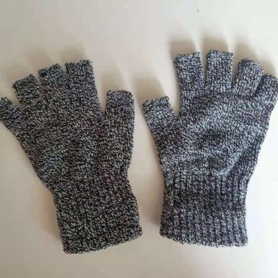 China Dots to men's autumn winter acrylic warm gloves style knitting open source packing vivid color finger function for sale