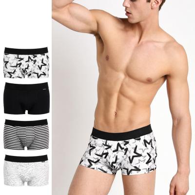 China Amazon Mens Breathable Good Quality Cotton Panties Printed Underwear Boxer Wholesale for sale