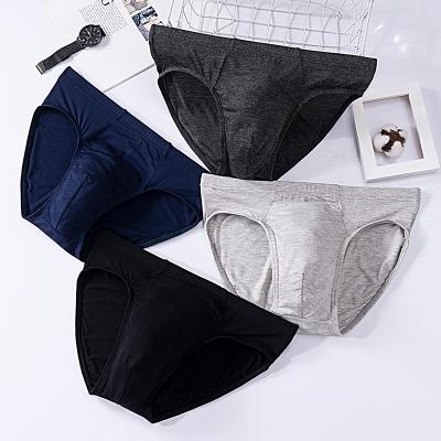 China Hot Selling Breathable U Convex Crotch Breathable Men Briefs Sexy Boxers Underwear Cotton Wholesale for sale