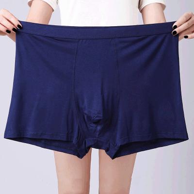 China Top Selling Modal Spandex Breathable Plus Size Mens Underwear Boxer Briefs Fat Wholesale for sale