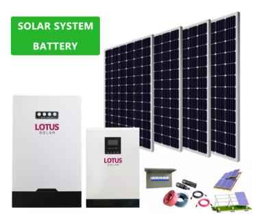 China Other High Quality Grid Wall Mounting Type 5KW 220V Solar Power System For Home for sale