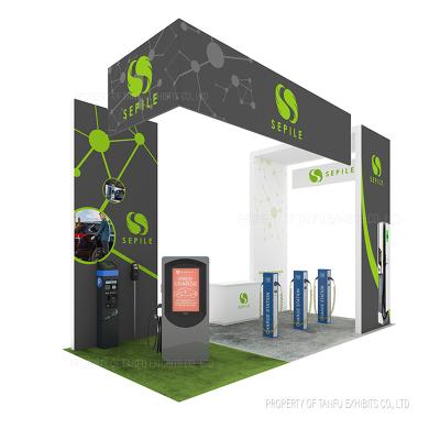 China Easy Installation Expo Exhibition Stand Display Booth for sale