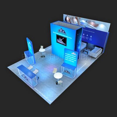 China AWFS Event Backdrop Stand 20x30 Fair Booth Equipment for sale