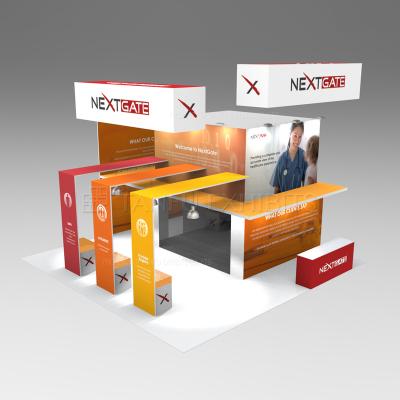 China Custom Medical Event Services Trade Show Display Booth Exhibition Stand for sale