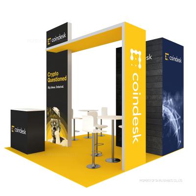 China Lightweight Aluminum 3x3 Exhibition Stand For Fair Exhibition for sale