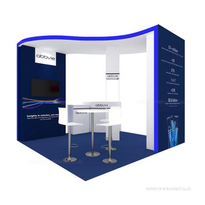 China Lightweight Event Expo Aluminum Trade Show Equipment With Arch And Backlit for sale