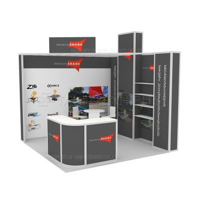 China Portable Event 10x10 Backdrop Stand Trade Fair Booth 10x10 for sale