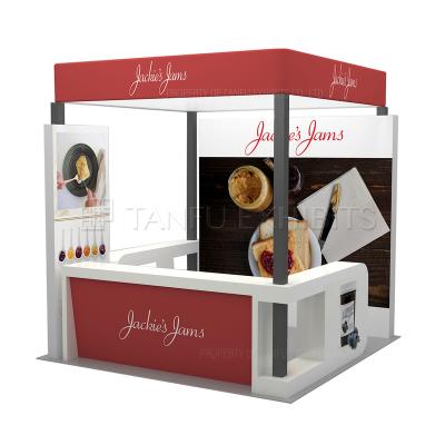 China 20x20 Event Trade Show Display Booth Exhibition Stall Design for sale