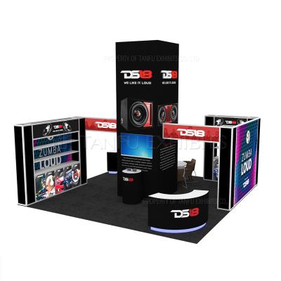 China Modular Event Expo Display Stand Exhibition 20 x 20 Trade Show Booth for sale