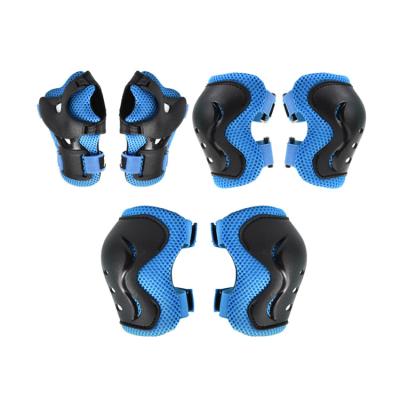 China OEM Adjustable Kid Elastic Breathable Custom Kids Skate Skateboard Balance Board Scooter Protector Gear Knee Guards Elbow Wrist Pads 6PCS Protector Set for sale