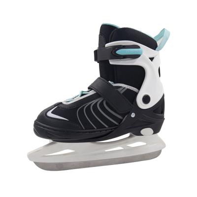 China EVA Kids Children Teen Young Junior Adjustable Ice Skate Shoe with Durable Semi Soft Toe Cap Breathable Liner Ice Skating Boot for sale